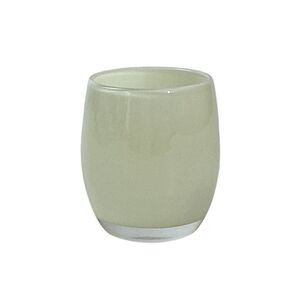 GLASSYBABY in Pebble Retired Color Ivory Cream Off White Votive Candle Holder